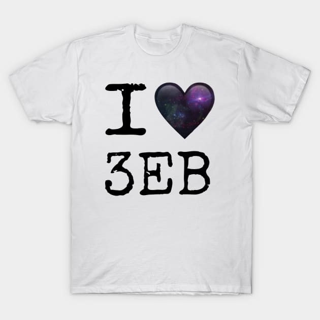 I 💜 3EB T-Shirt by Mishi